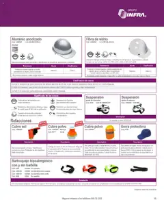 Vista previa de Infra catálogo Protección industrial, nuevo folleto de la tienda, válido en México a partir del 07.01.2025 | Página: 3