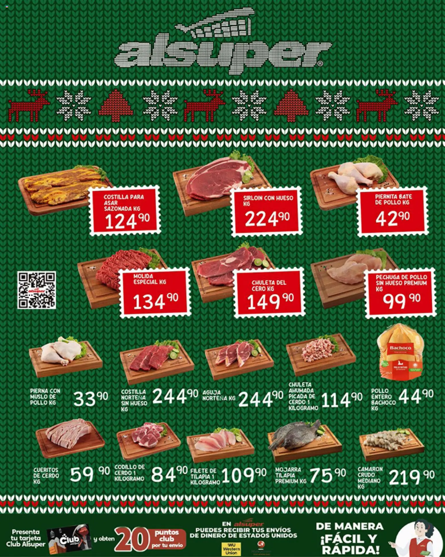 Nuevas ofertas de Alsuper válidas en toda la República Mexicana desde el 28.11.2025. ¡Encuentra las mejores ofertas en Alsuper folleto Zacatecas! | Página: 8 | Productos: Pollo, Cerdo