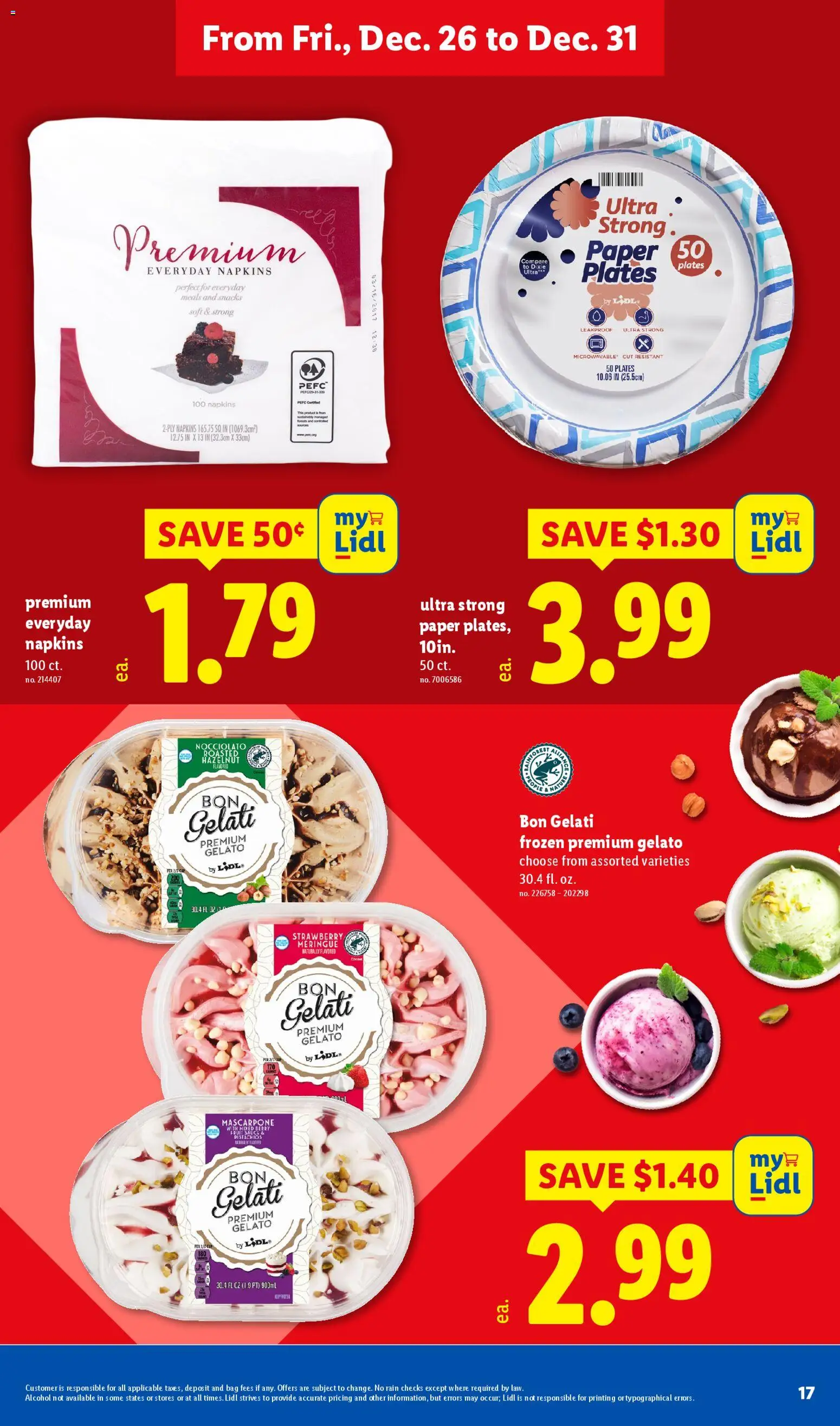 Lidl Weekly Ad - valid from 26.12.2025 | Page: 17 | Products: Sauce, Bag