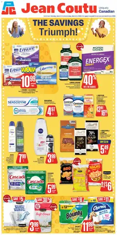 Preview of Jean Coutu weekly flyer from shop Jean Coutu valid from 12.03.2026