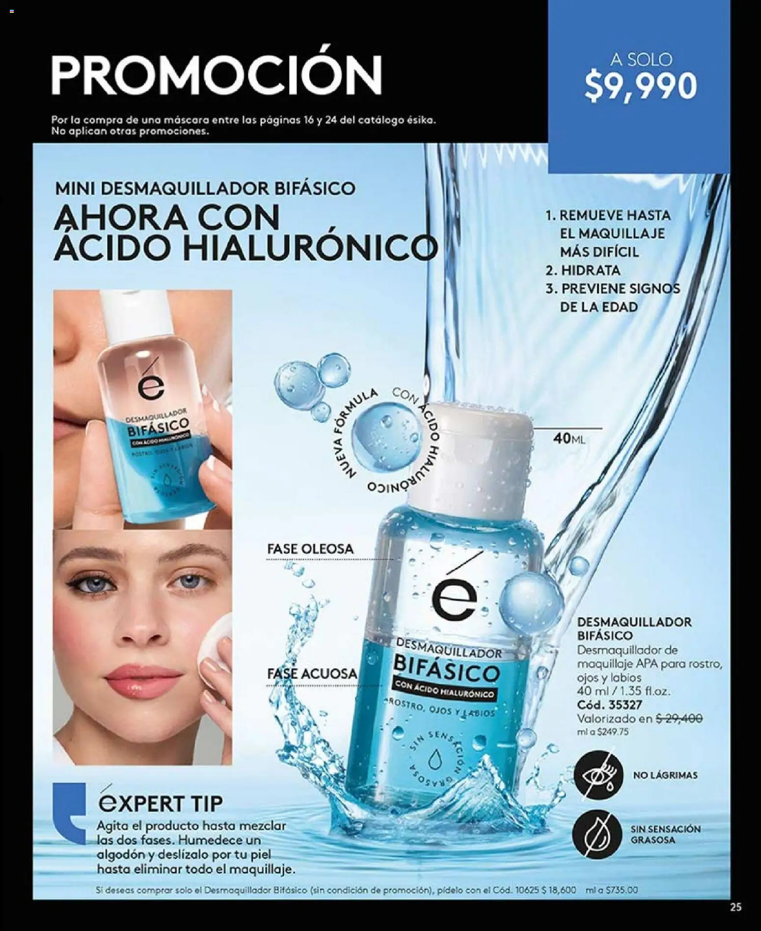 Ésika revista - valida desde el 01.04.2026 | Página: 25 | Productos: Algodón, Maquillaje, Máscara
