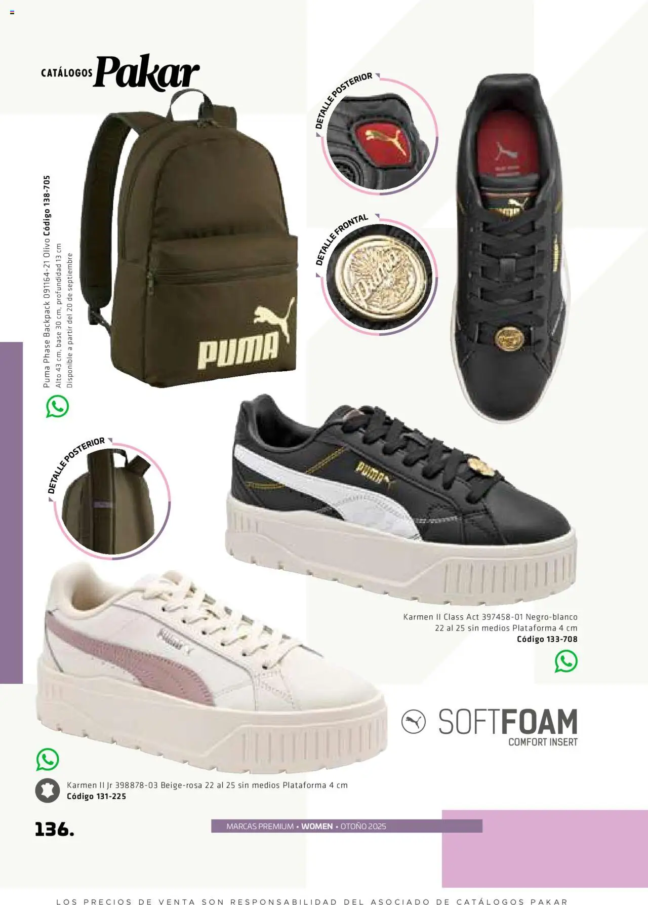Nuevas ofertas de SC Pakar válidas en toda la República Mexicana desde el 29.08.2025. ¡Encuentra las mejores ofertas en SC Pakar - Catálogo Otoño Women! | Página: 136