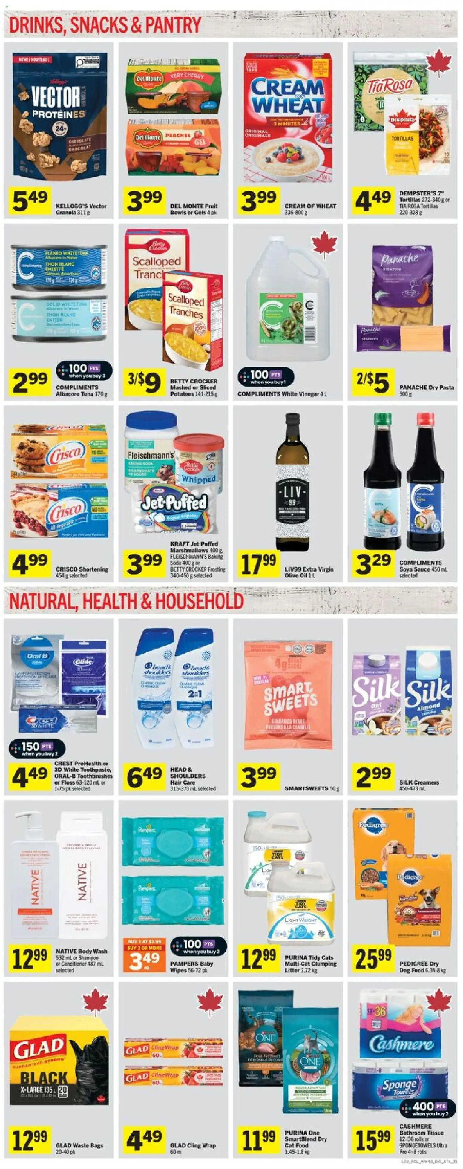 Foodland flyer valid from 19.02.2026 | Page: 6 | Products: Shampoo, Conditioner, Body wash, Chocolate