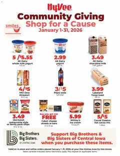 Preview of HyVee weekly ads valid from 01.01.2026