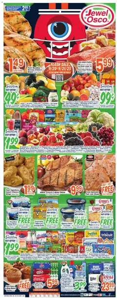 Preview of Jewel Osco weekly ads valid from 17.09.2025