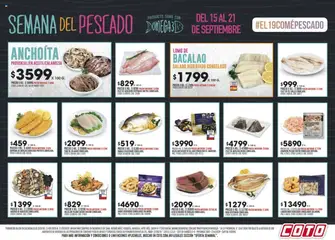 Vista previa Coto - Semana del Pescado válido desde el 15.09.2025