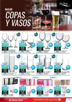 Vista previa Río Shop Deco catálogo válido desde el 01.10.2025 | Página: 11 | Productos: Gin, Champagne, Agua, Vasos