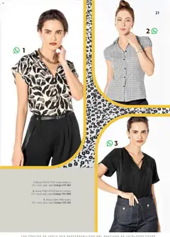 Vista previa de SC Pakar Catálogo Ropa y Accesorios, nuevo folleto de la tienda, válido en México a partir del 24.07.2025 | Página: 21 | Productos: Blusa