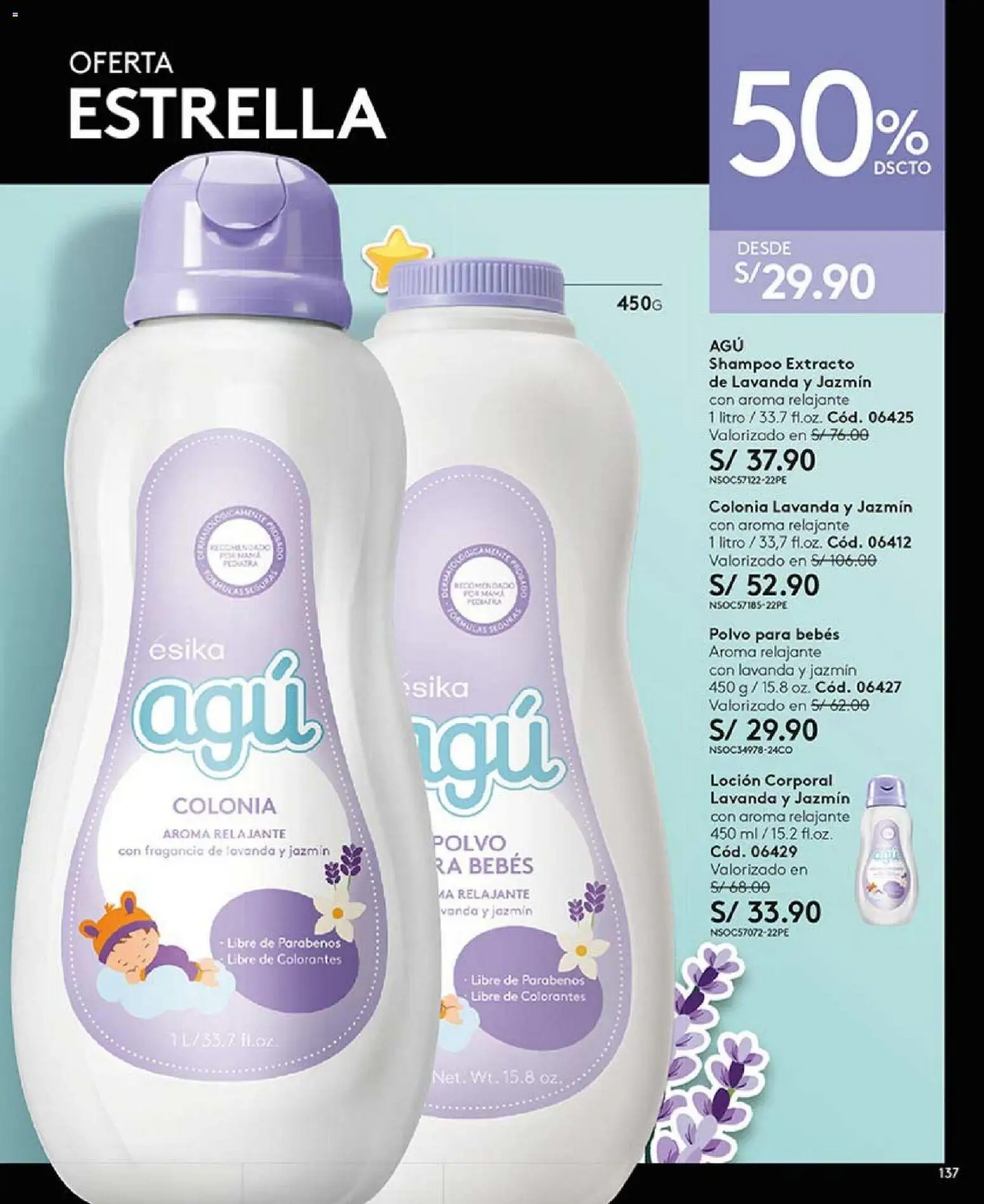Catálogo Ésika válido desde 17.01.2026 | Página: 137 | Productos: Shampoo, Fragancia, Polvo