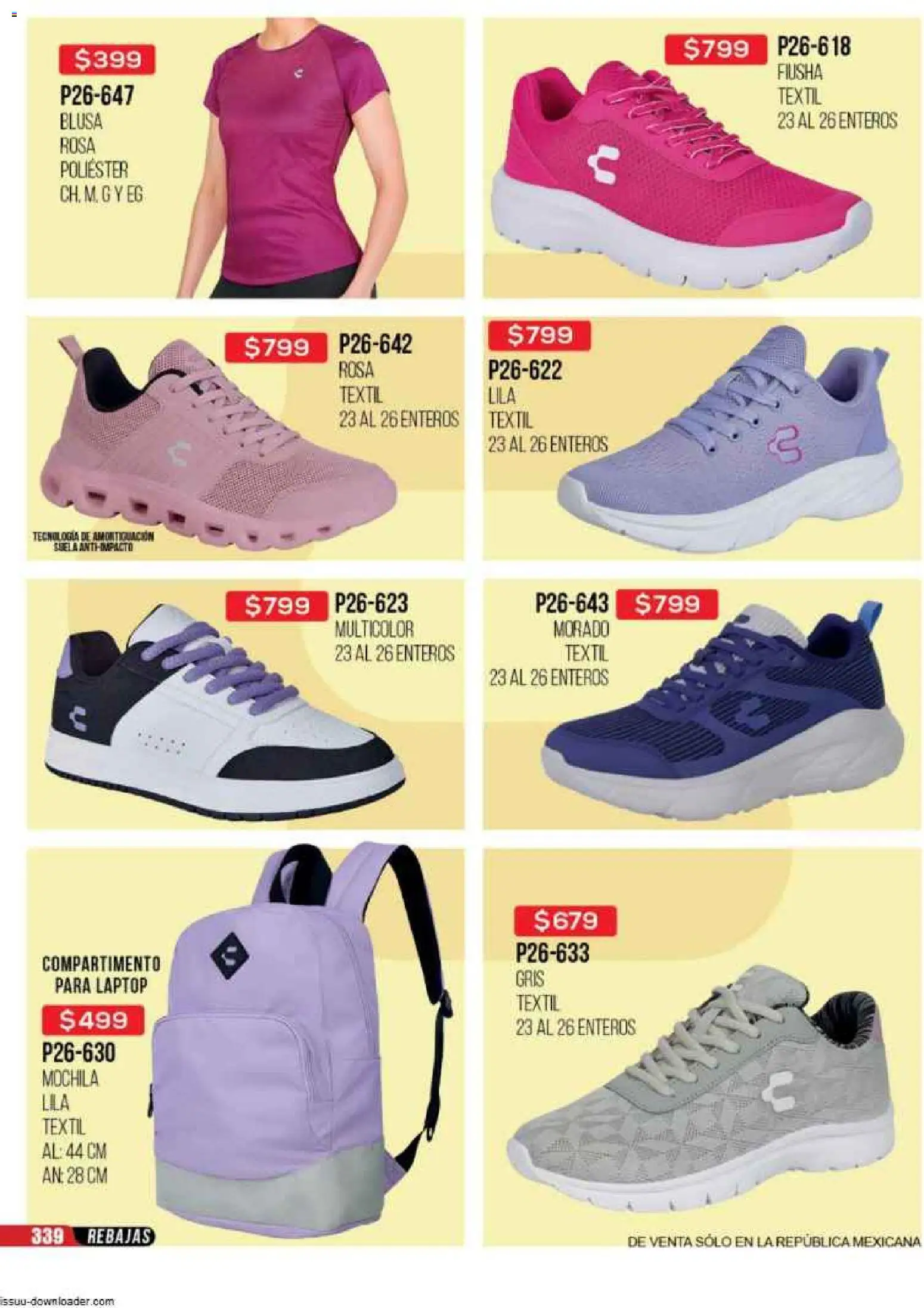 Nuevas ofertas de Cklass válidas en toda la República Mexicana desde el 31.10.2025. ¡Encuentra las mejores ofertas en Cklass catálogo Super Rebajas Ropa! | Página: 669 | Productos: Blusa, Mochila