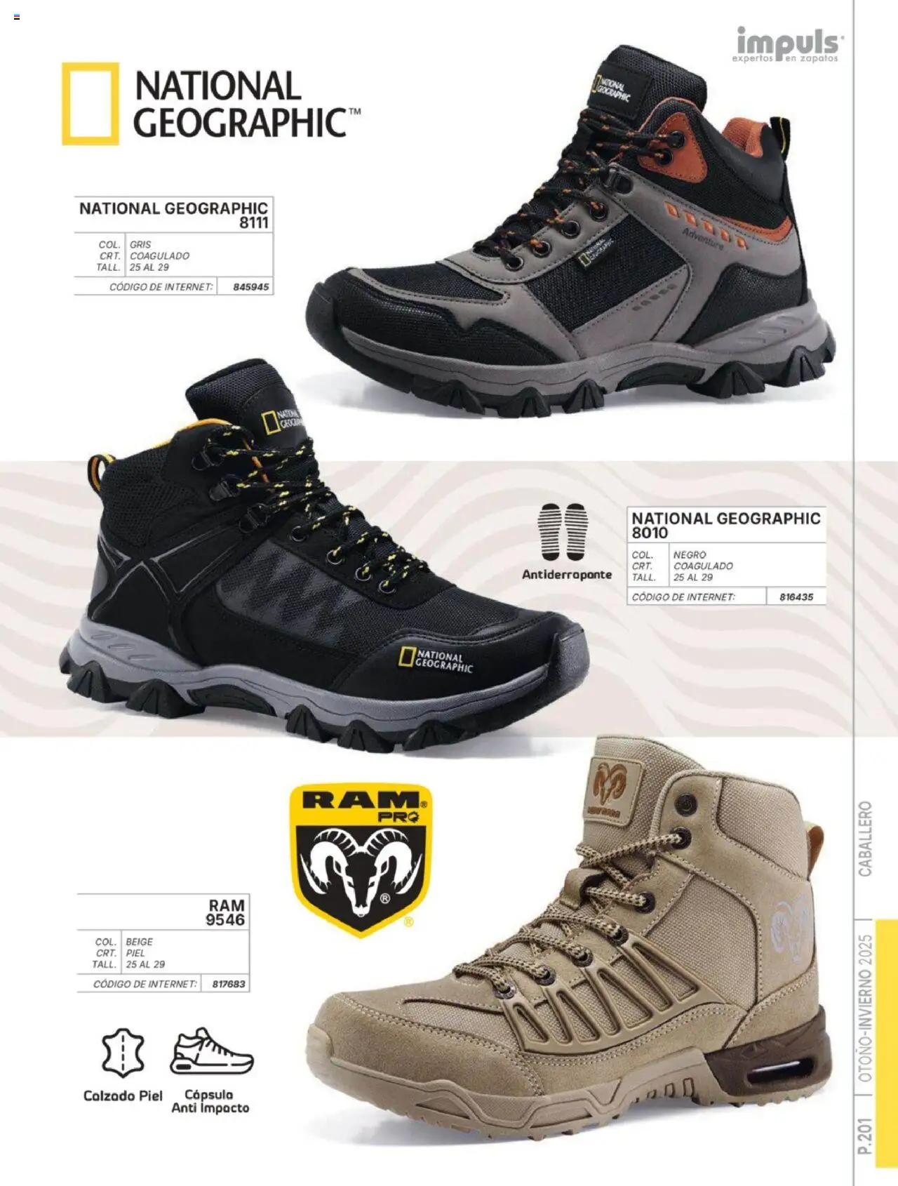 Nuevas ofertas de Impuls válidas en toda la República Mexicana desde el 07.07.2025. ¡Encuentra las mejores ofertas en Impuls catálogo Caballero Otoño-Invierno 2025! | Página: 203 | Productos: Zapatos