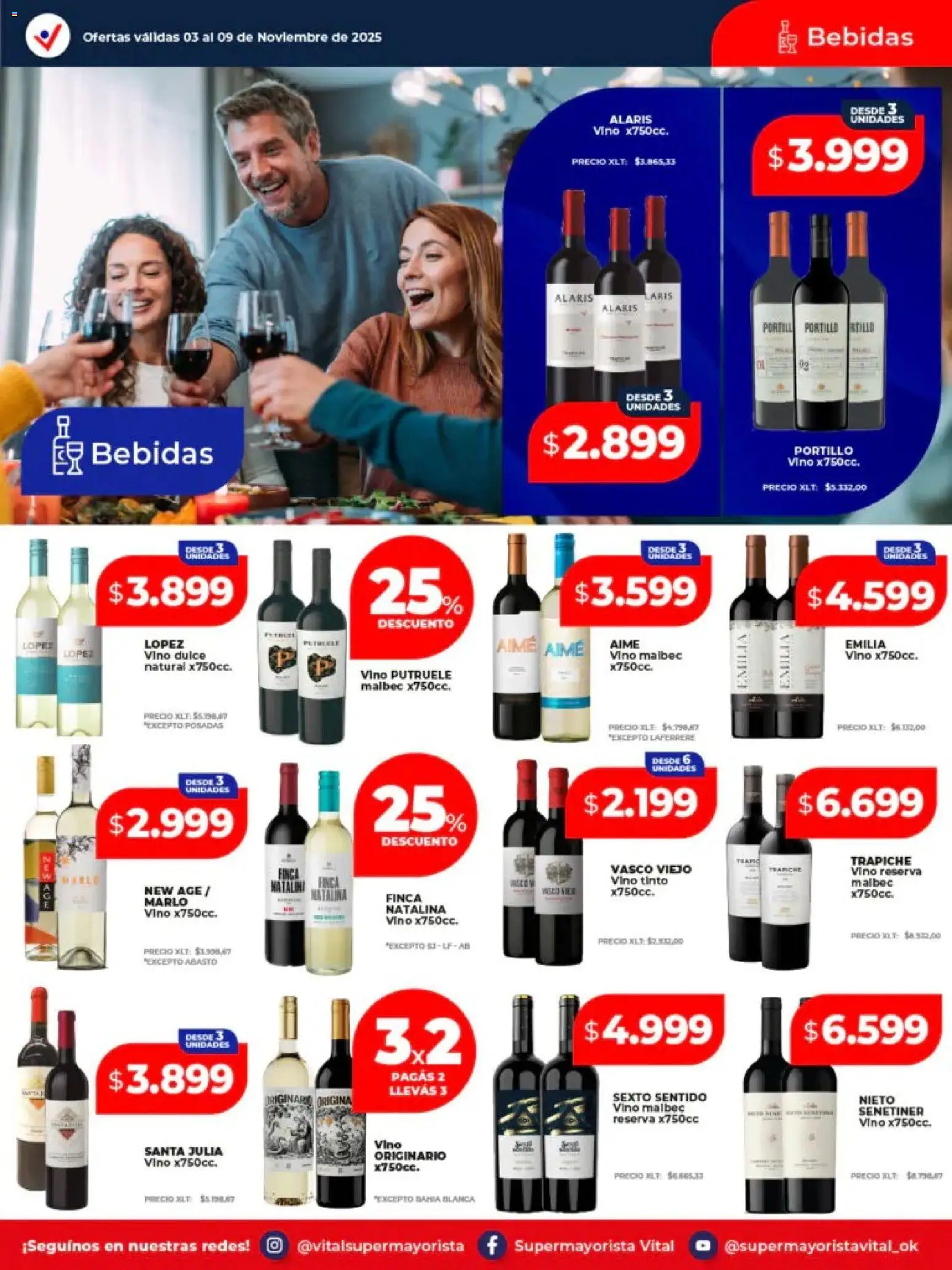 Vital ofertas - Neuquén │ válido desde el 03.11.2025 | Página: 18 | Productos: Vino