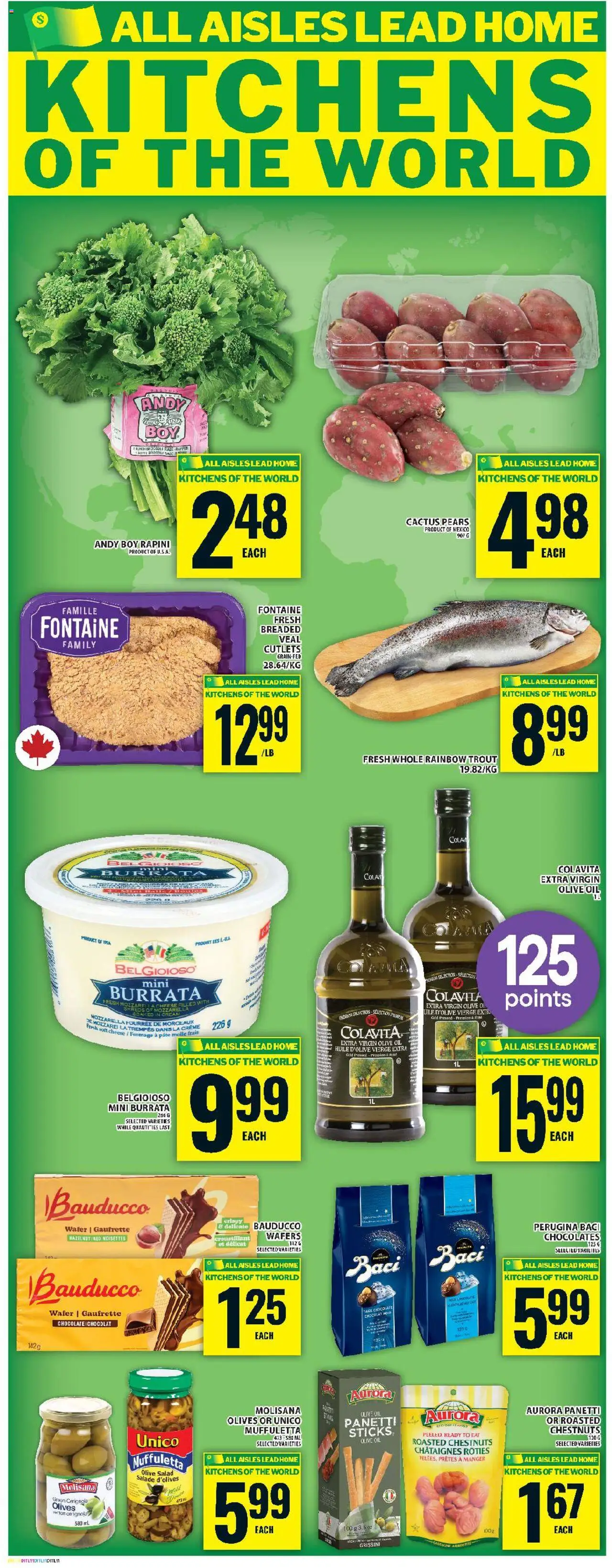Food Basics flyer valid from 25.09.2025 | Page: 13 | Products: Salad, Cheese, Oil, Chocolate