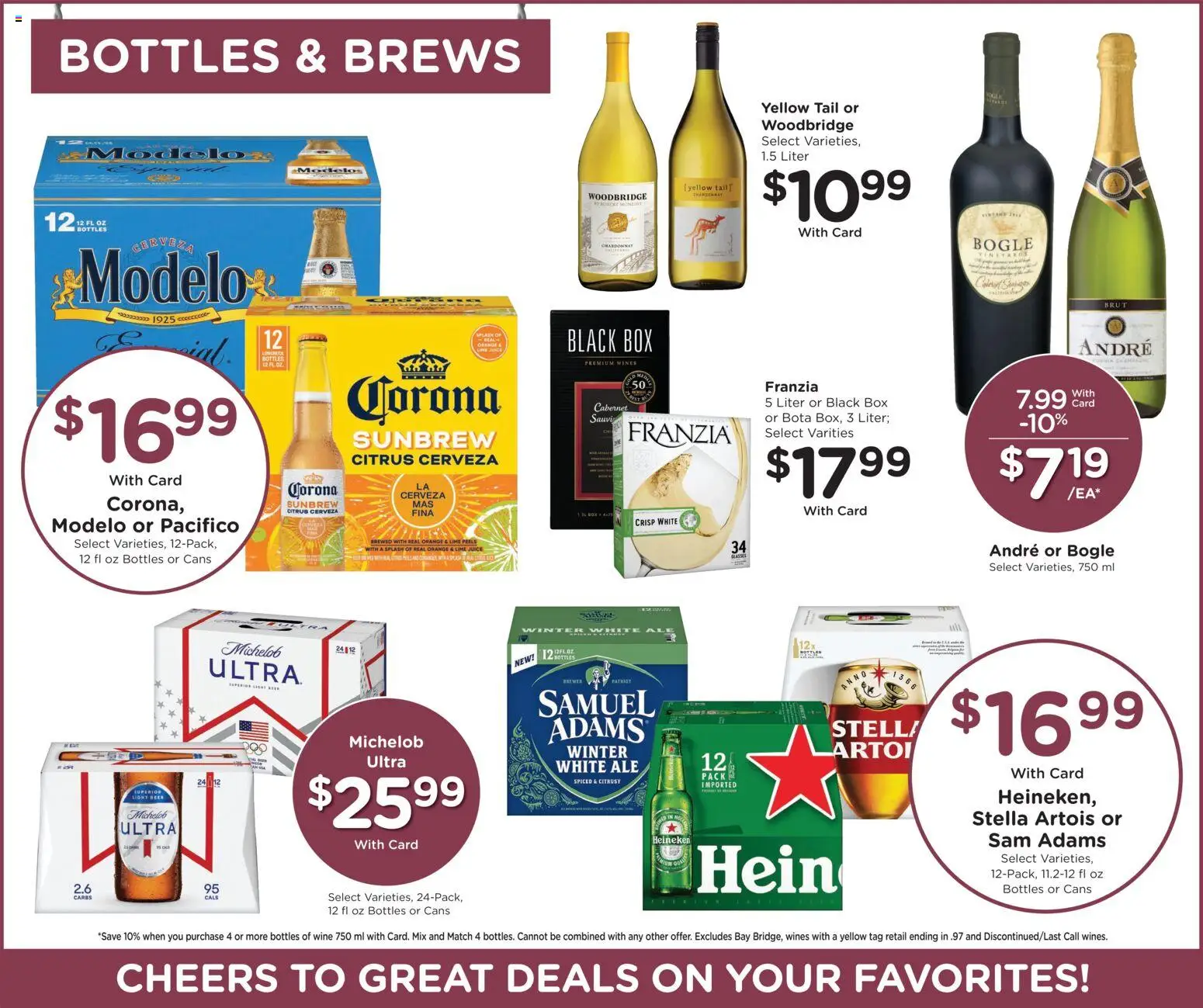 Kroger Weekly Ad - valid from 26.12.2025 | Page: 12 | Products: Box, Wine, Beer, Glasses