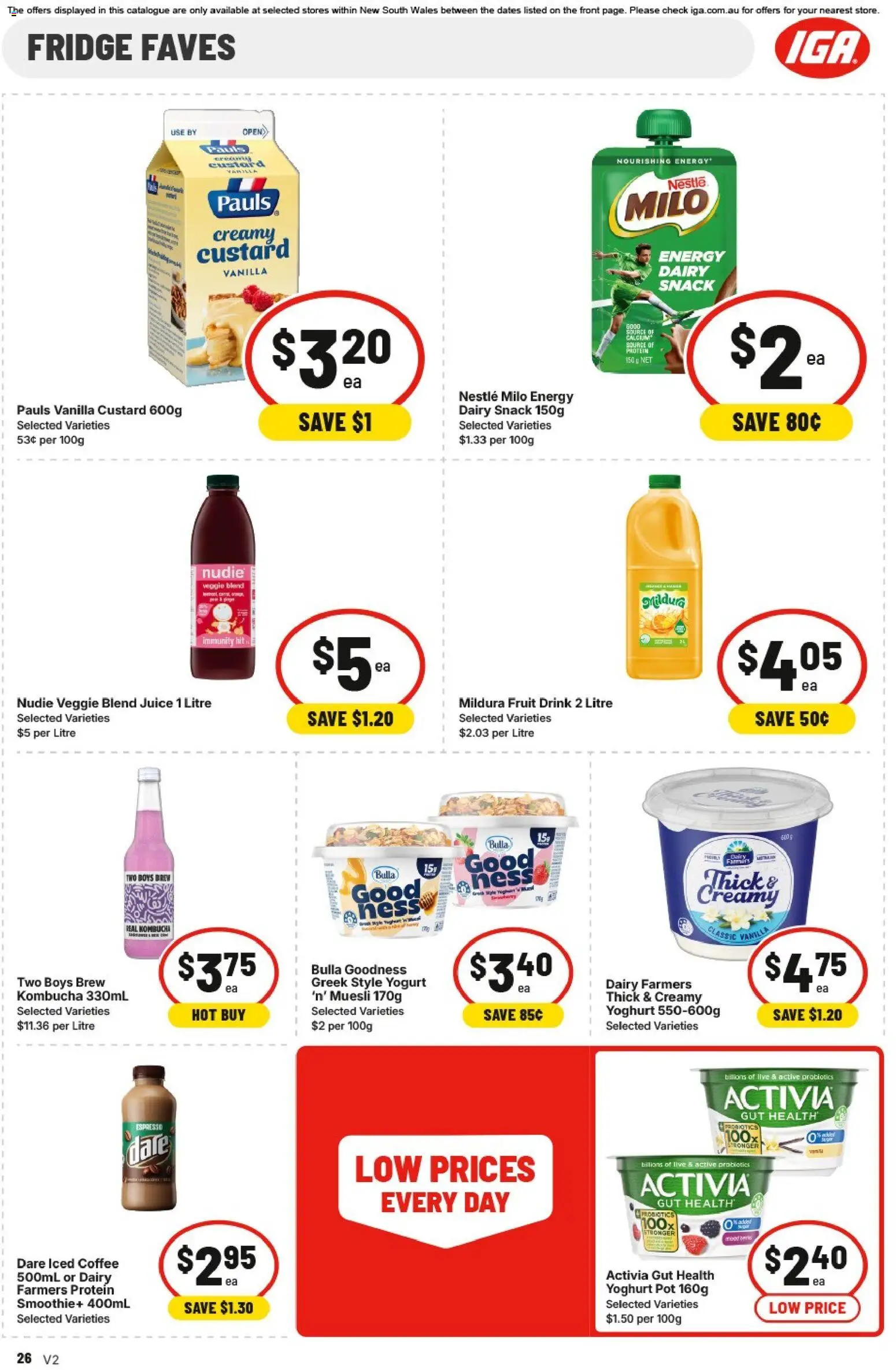 IGA catalogue - valid from 04.03.2026 | Page: 29 | Products: Pot, Yoghurt, Juice, Fridge