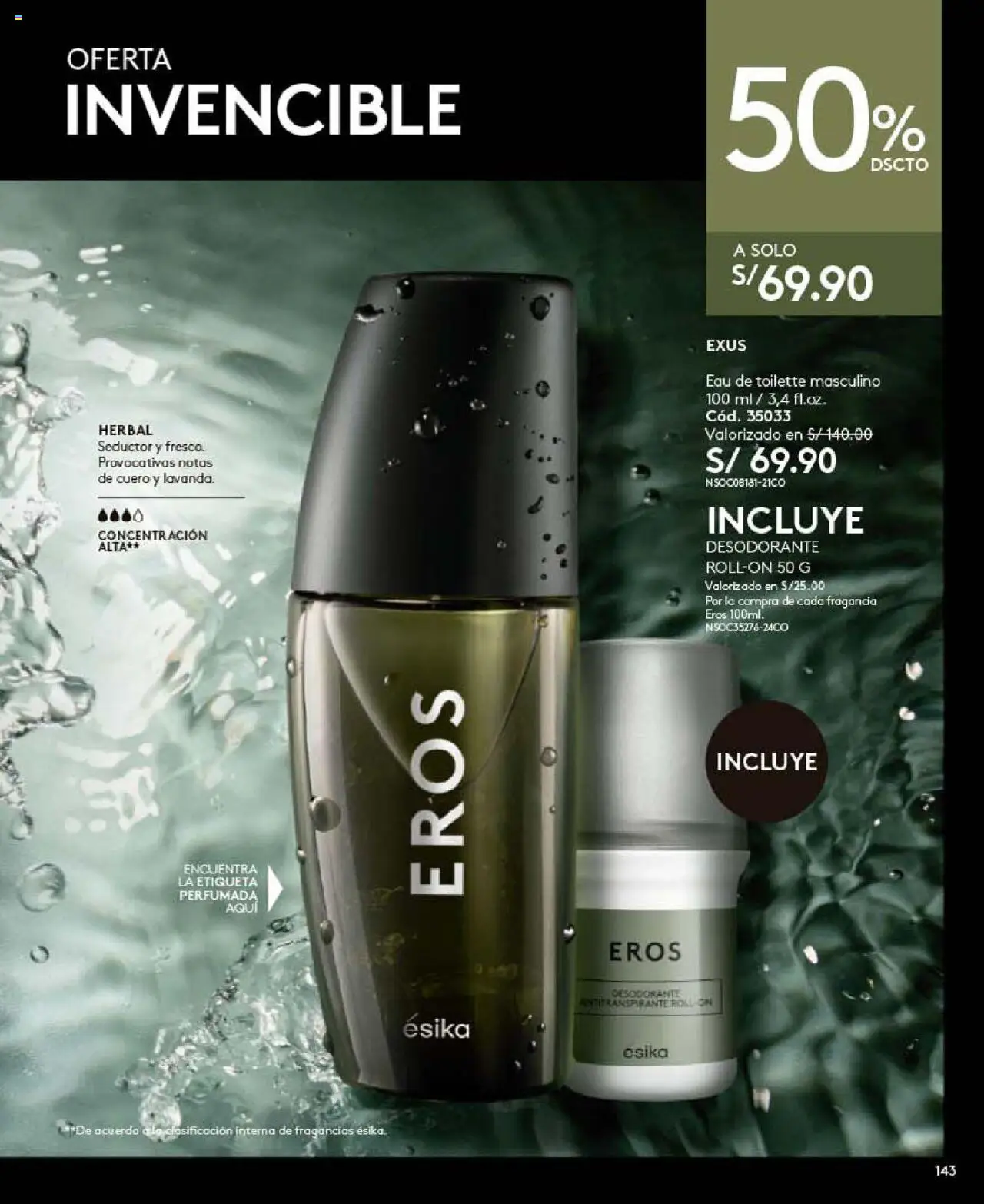 Catálogo Ésika válido desde 25.08.2025 | Página: 151 | Productos: Desodorante, Fragancia, EAU de Toilette