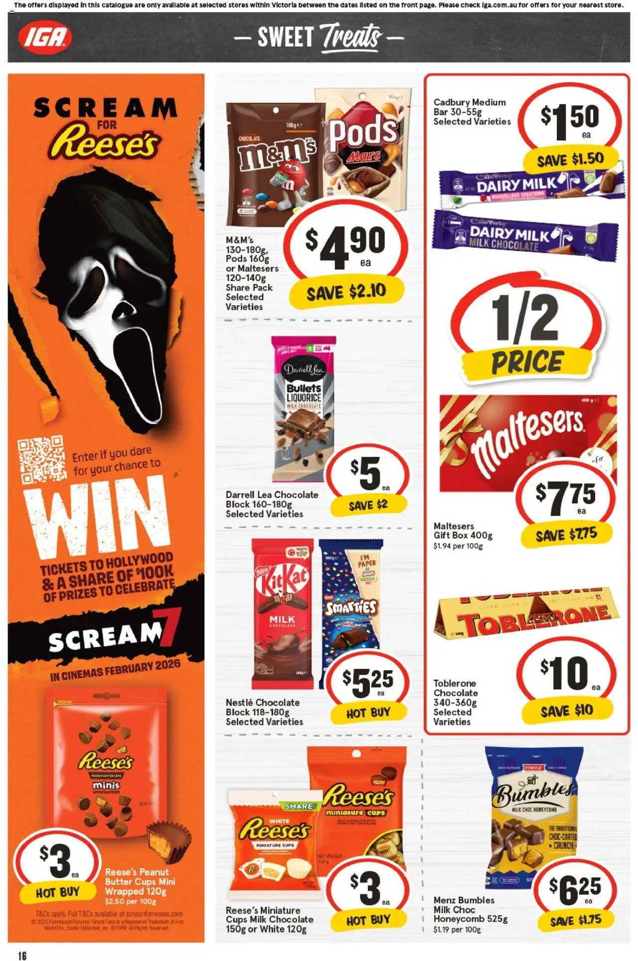 IGA catalogue - valid from 22.10.2025 | Page: 15 | Products: Energy drink, Coca Cola, Water, Lemon