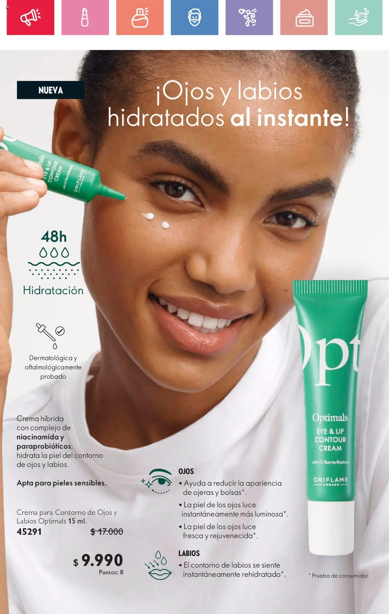 Oriflame catálogo │ válido desde el 21.06.2025 | Página: 70 | Productos: Contorno, Crema, Contorno de ojos
