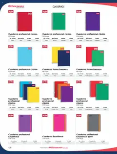 Vista previa de Office Depot catálogo 2025, nuevo folleto de la tienda, válido en México a partir del 09.01.2025 | Página: 140 | Productos: Cuadro, Cuaderno
