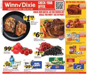 Preview of Winn Dixie weekly ads valid from 08.04.2026