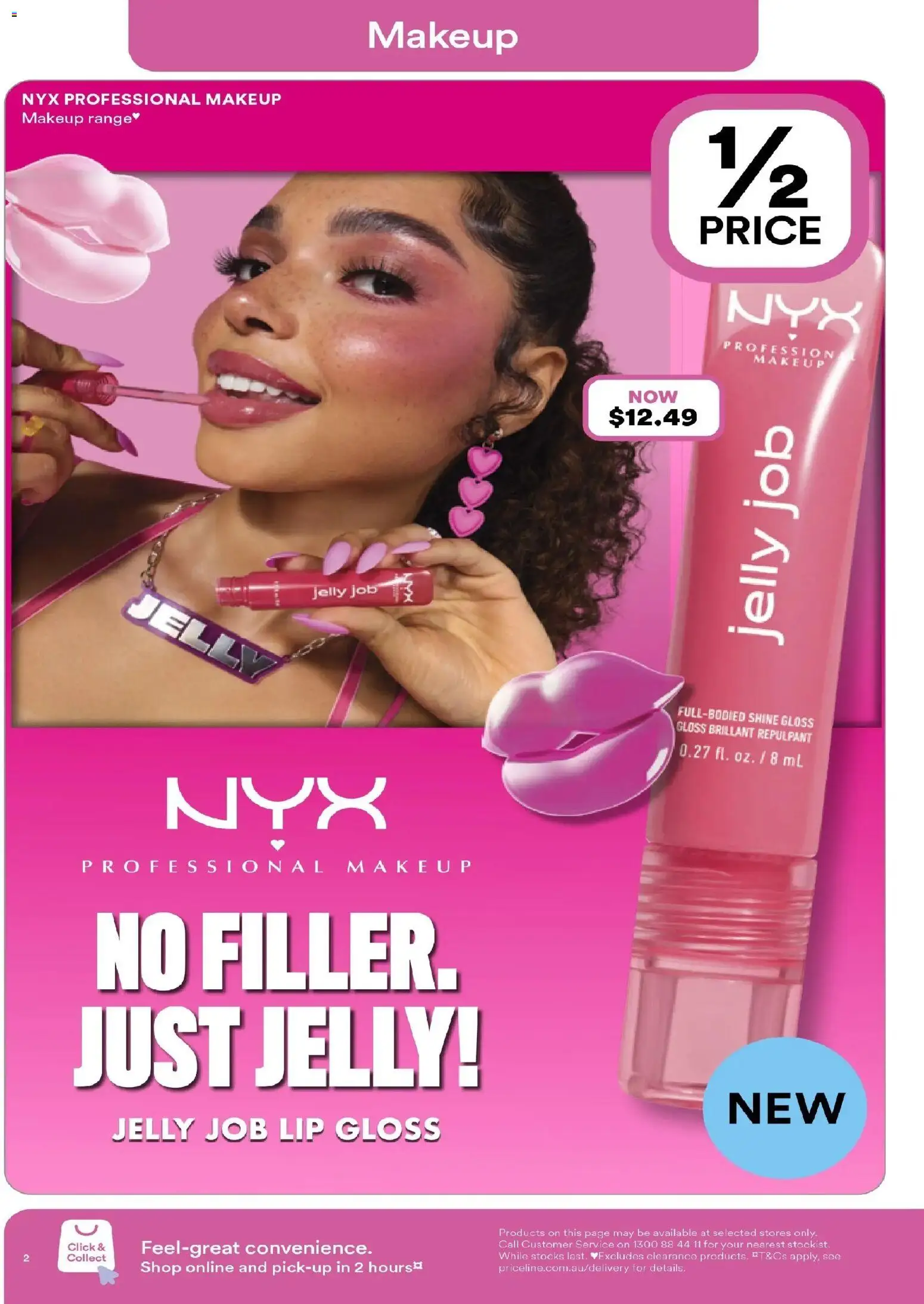 Priceline Pharmacy catalogue - valid from 19.02.2026 | Page: 2 | Products: Lip gloss, Makeup