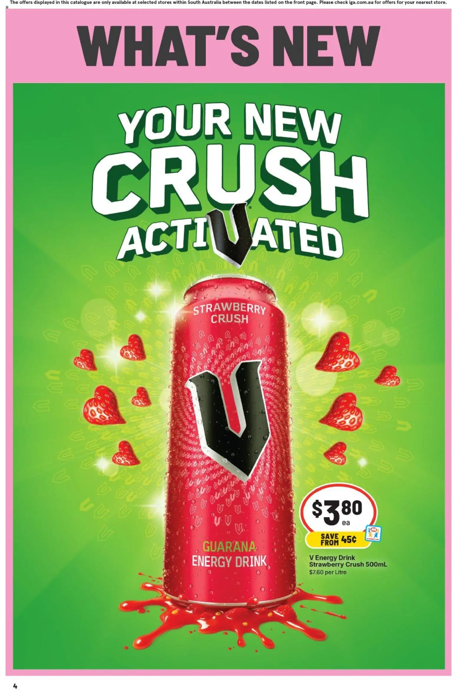 IGA catalogue - valid from 04.02.2026 | Page: 4 | Products: Energy drink