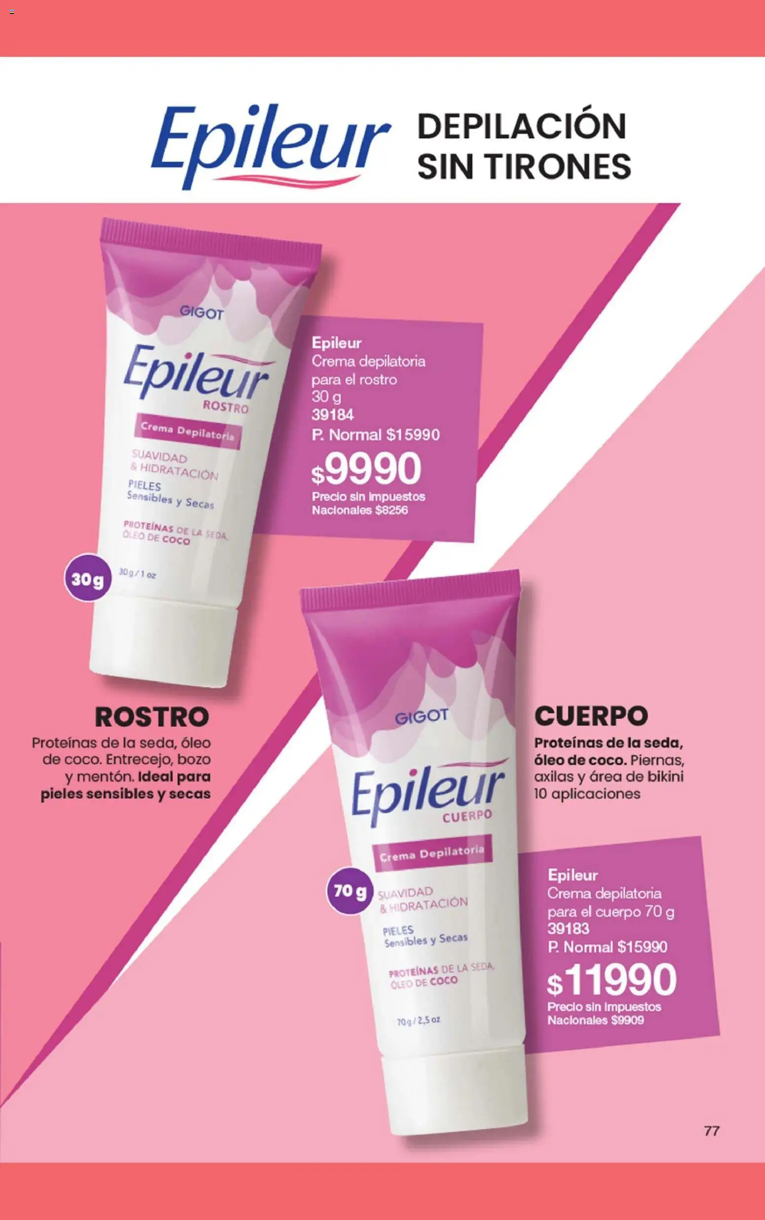 Gigot - CAMPAÑA 01 │ válido desde el 01.01.2026 | Página: 95 | Productos: Bikini, Crema depilatoria, Crema