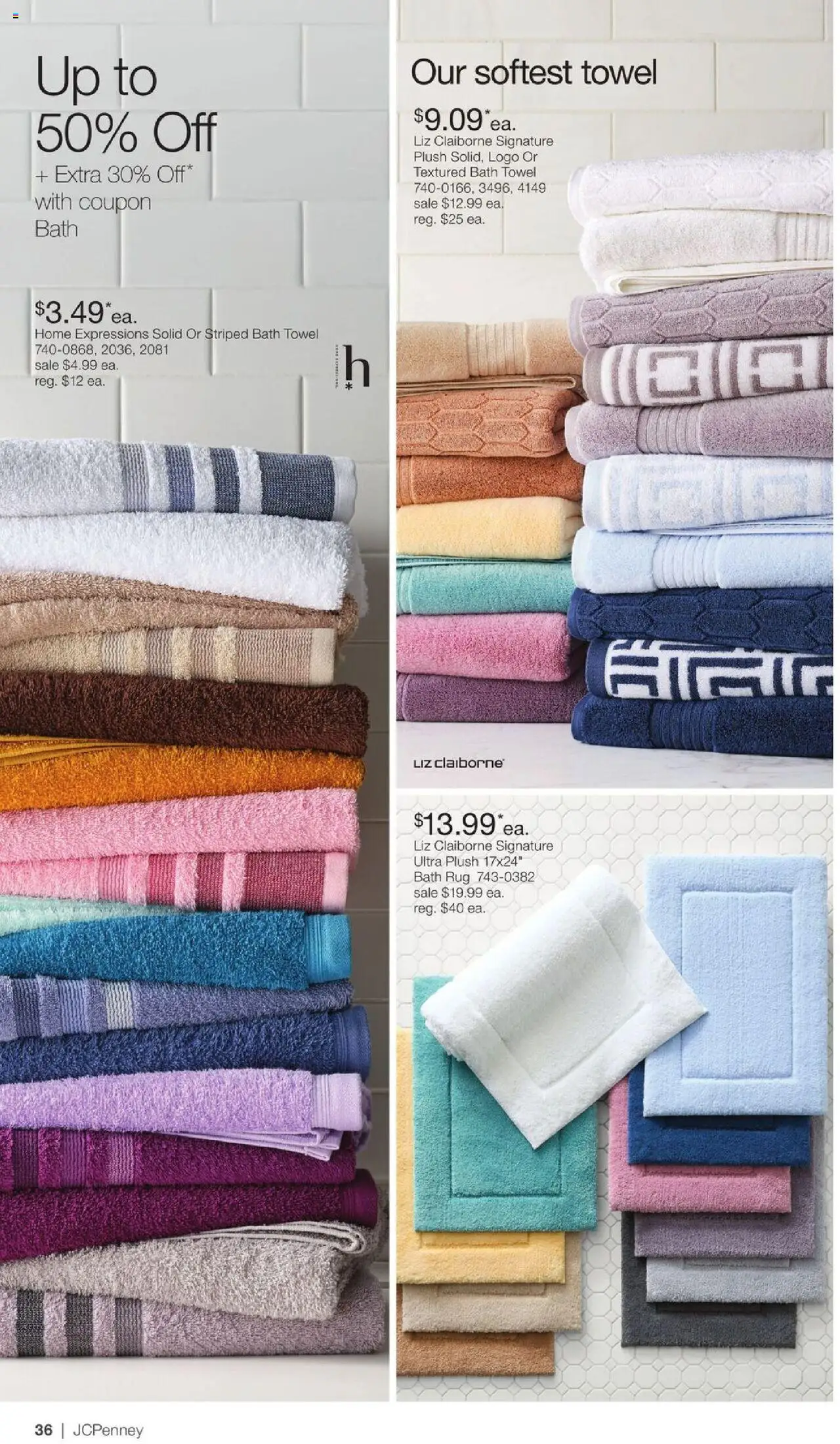 JCPenney Semi-Annual Home Sale - valid from 06.10.2025 | Page: 35 | Products: Bath