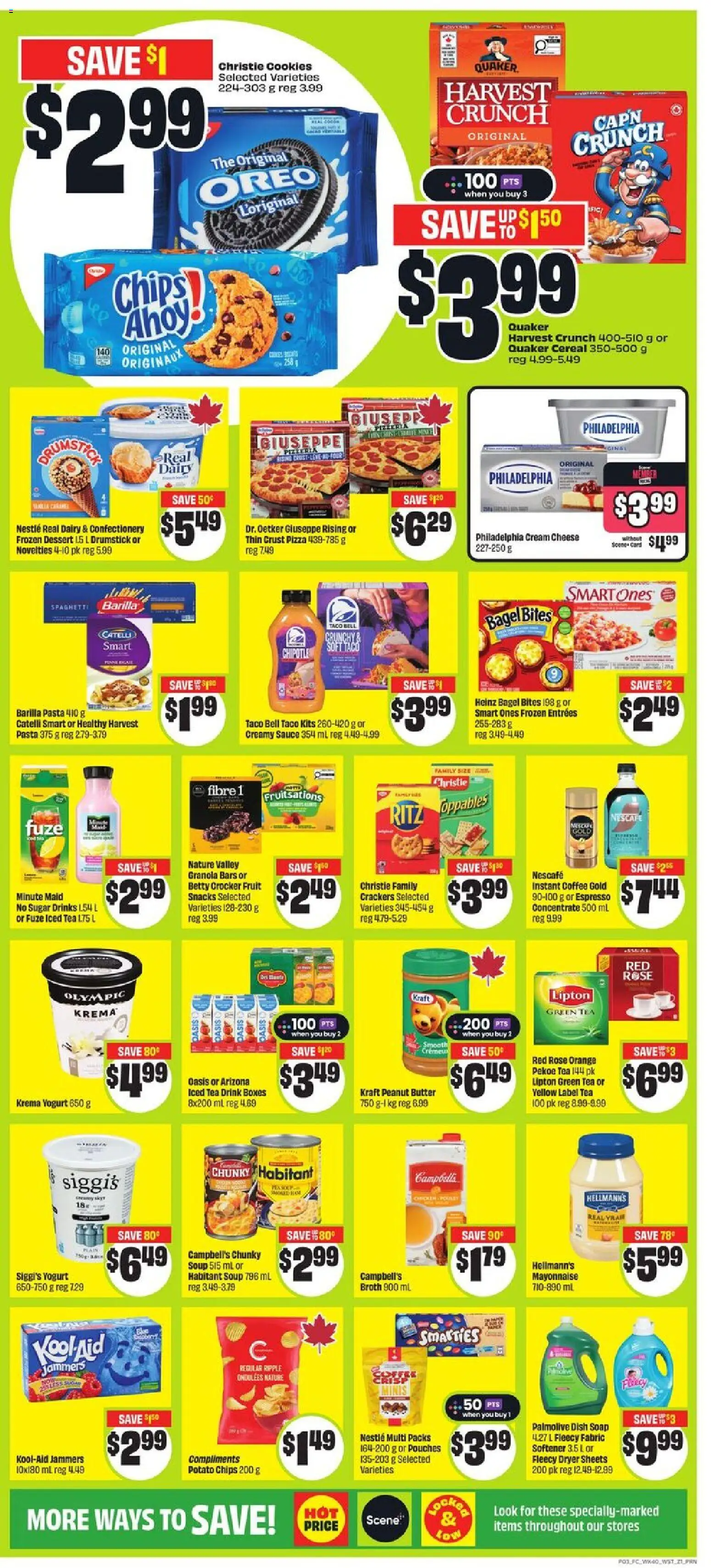 FreshCo flyer valid from 29.01.2026 | Page: 4 | Products: Tea, Cookies, Soap, Yogurt