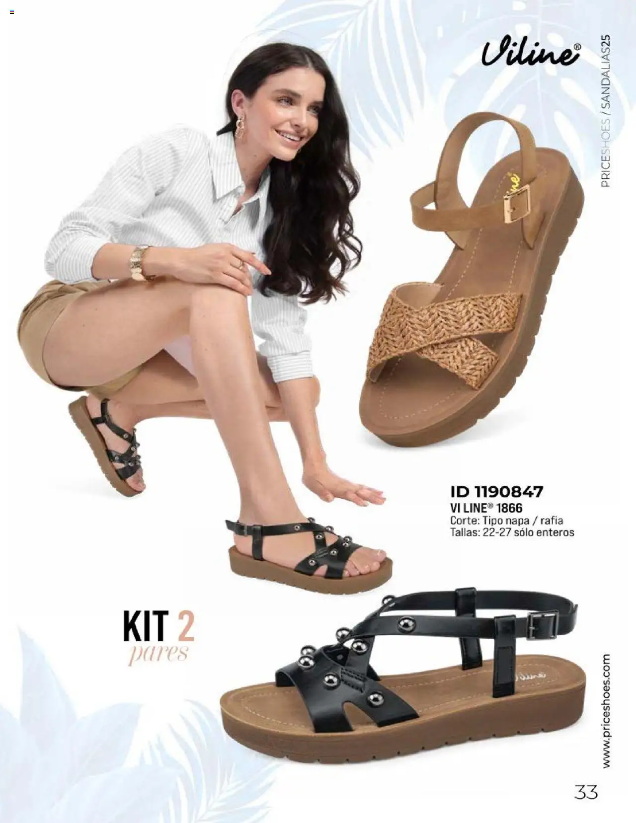 Nuevas ofertas de Price Shoes válidas en toda la República Mexicana desde el 11.03.2025. ¡Encuentra las mejores ofertas en Price Shoes catálogo Sandalias Kits 2025! | Página: 33