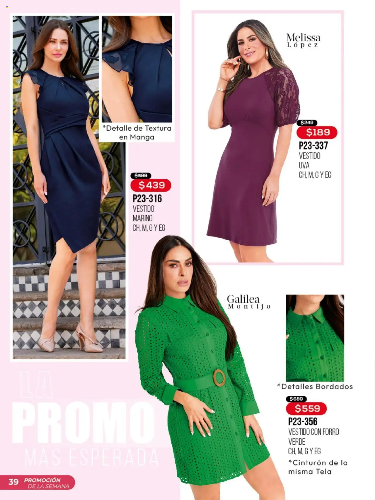 Nuevas ofertas de Cklass válidas en toda la República Mexicana desde el 01.10.2025. ¡Encuentra las mejores ofertas en Cklass - Catálogo Promoción De La Semana! | Página: 40 | Productos: Manga, Vestido