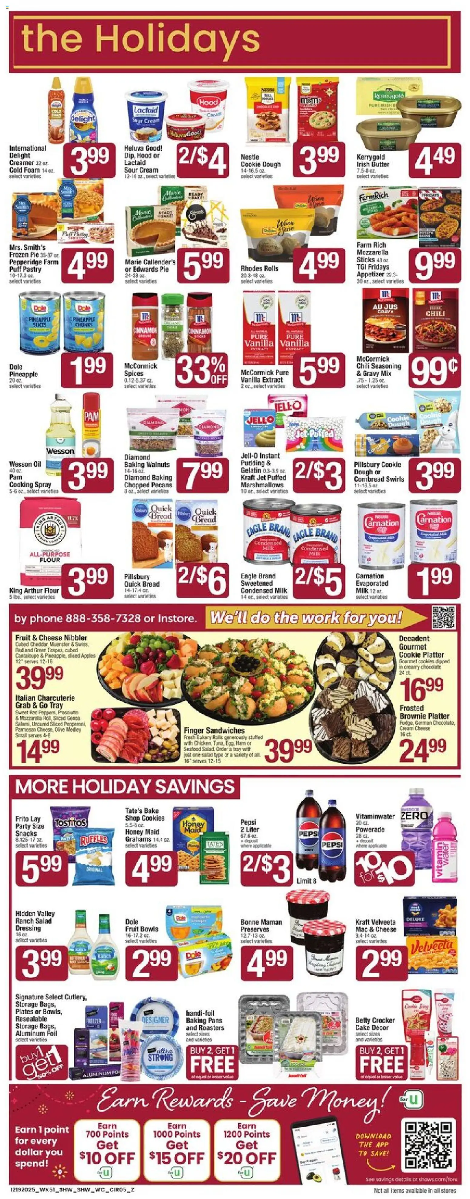 Shaw's Weekly Ad - NH - valid from 19.12.2025 | Page: 5 | Products: Oil, Cream, Puff Pastry, Freezer