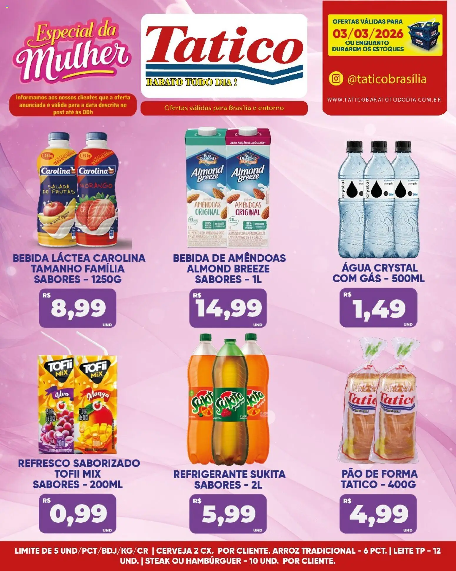 Tatico Folheto - válido de 04.03.2026 | Página: 21 | Produtos: Cerveja, Salada, Refrigerante, Amêndoas