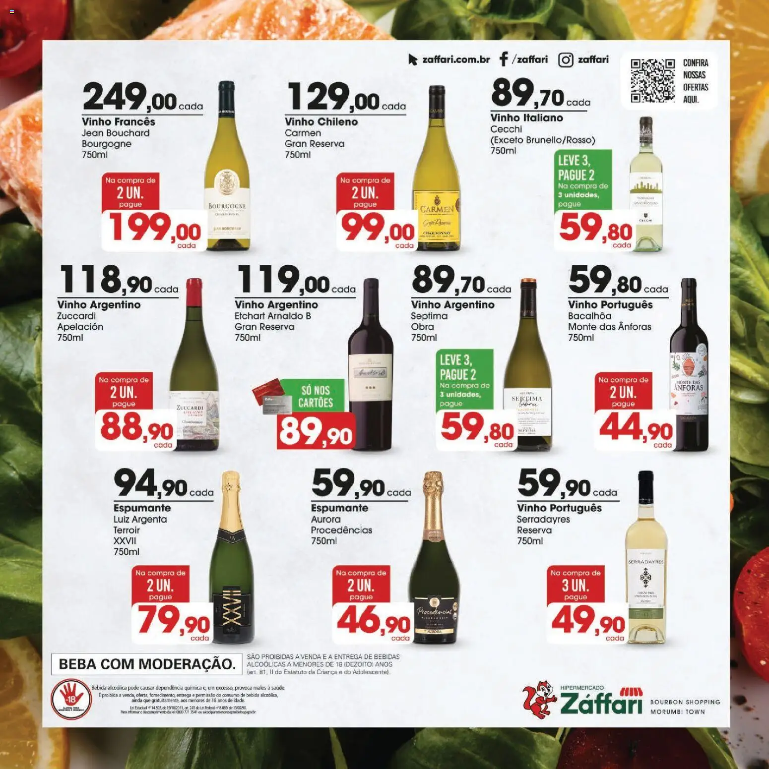 Zaffari Folheto - válido de 26.03.2026 | Página: 8 | Produtos: Espumante, Vinho, Bourbon, Bebida
