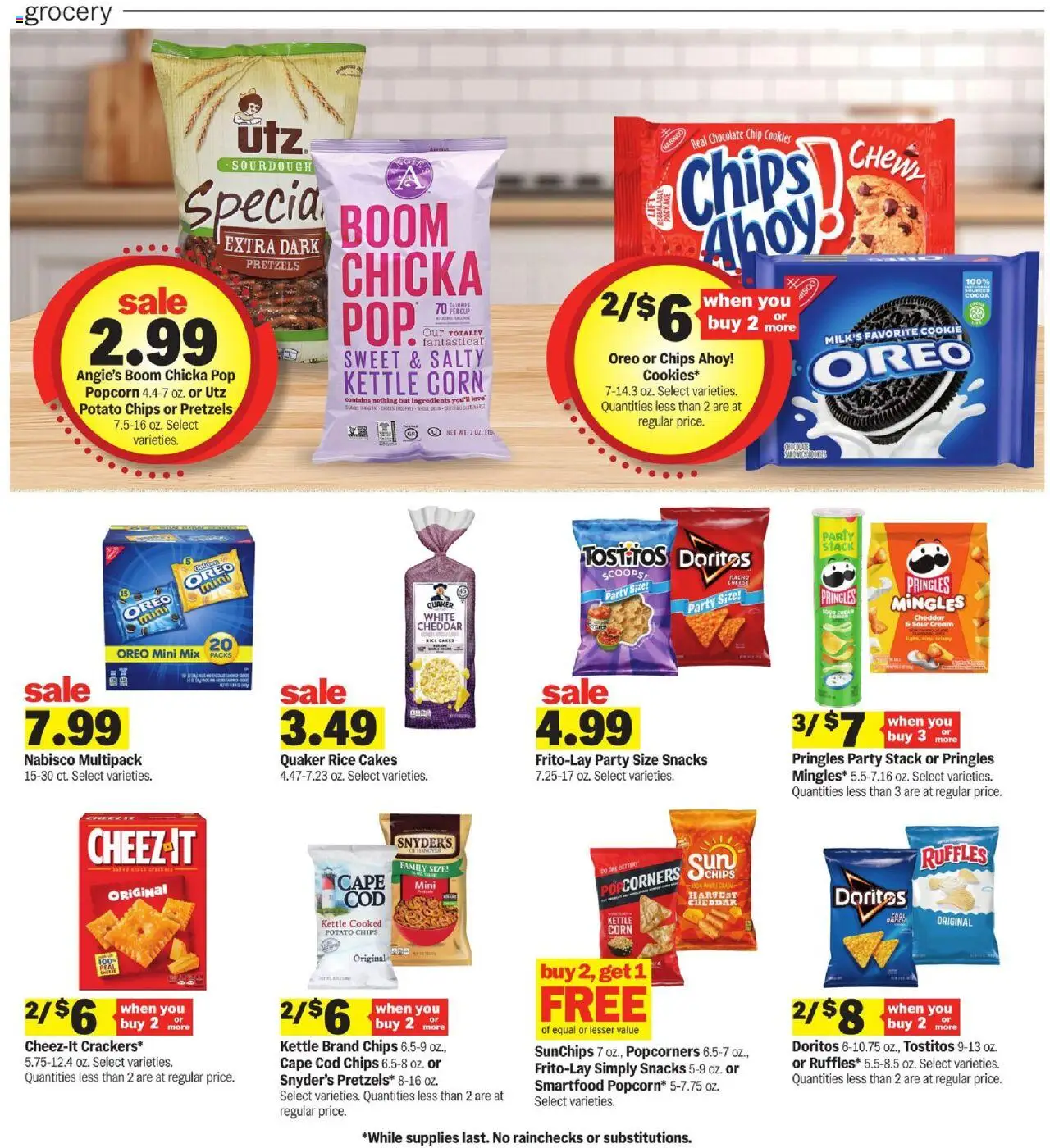 Meijer Weekly Ad - valid from 03.08.2025 | Page: 13 | Products: Chocolate, Chips, Cookies, Kettle