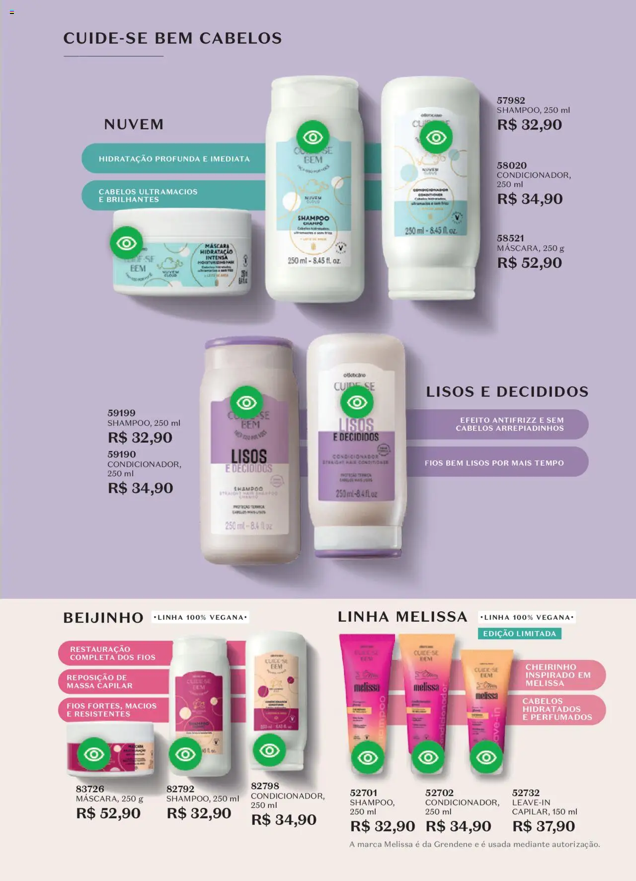 O Boticário Folheto - válido de 11.08.2025 | Página: 166 | Produtos: Shampoo, Condicionador, Massa