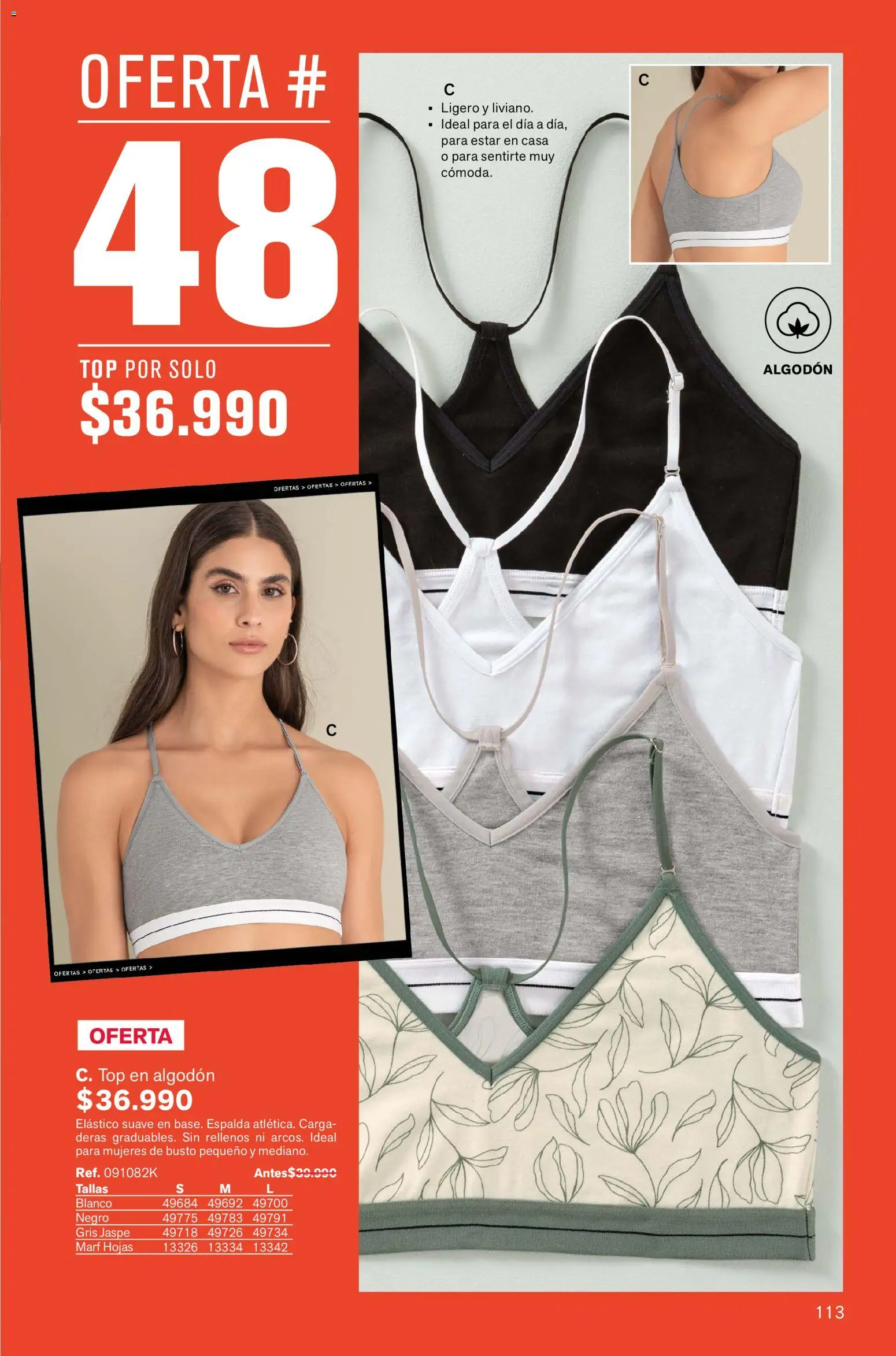 Leonisa revista - valida desde el 02.01.2026 | Página: 113 | Productos: Algodón, Top