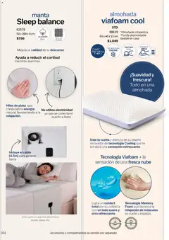 Vista previa de Vianney catálogo Tu hogar, nuestra pasión, nuevo folleto de la tienda, válido en México a partir del 06.03.2026 | Página: 166 | Productos: Cable, Algodón, Almohada, Té