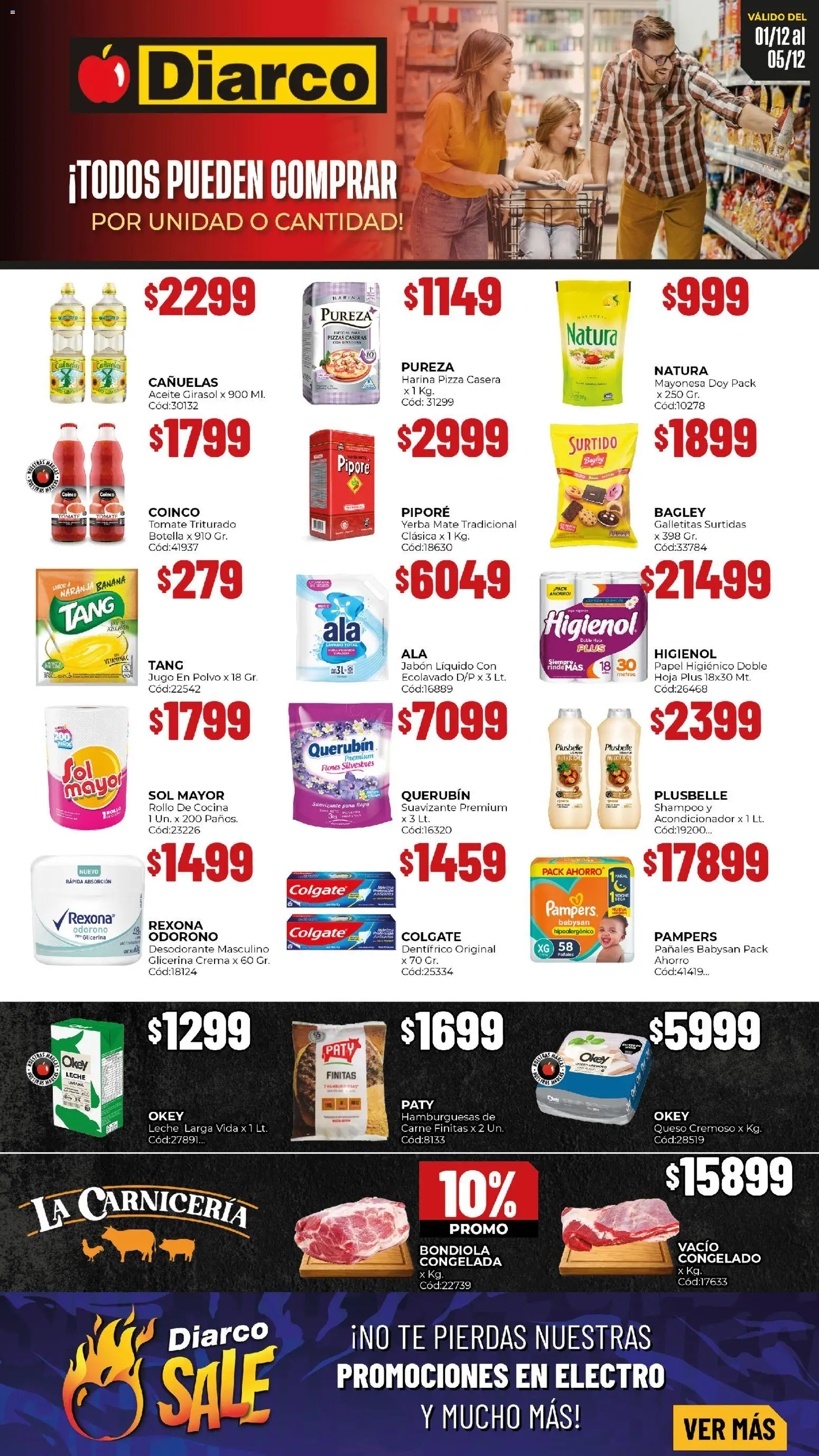 Diarco - Ofertas Tdf │ válido desde el 01.12.2025 | Página: 1 | Productos: Azucar, Jabón líquido, Acondicionador, Ropa