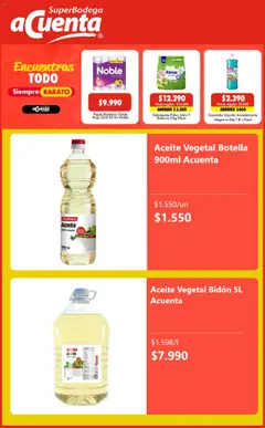 Super Bodega aCuenta ofertas  válido desde el 25.09.2025 | Página: 2 | Productos: Limpiador, Papel higiénico, Polvo, Bidón