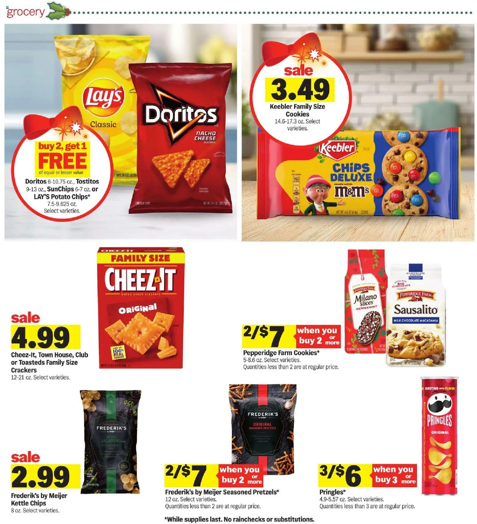 Meijer Weekly Ad - valid from 10.12.2025 | Page: 14 | Products: Milk, Chocolate, Chips, Kettle