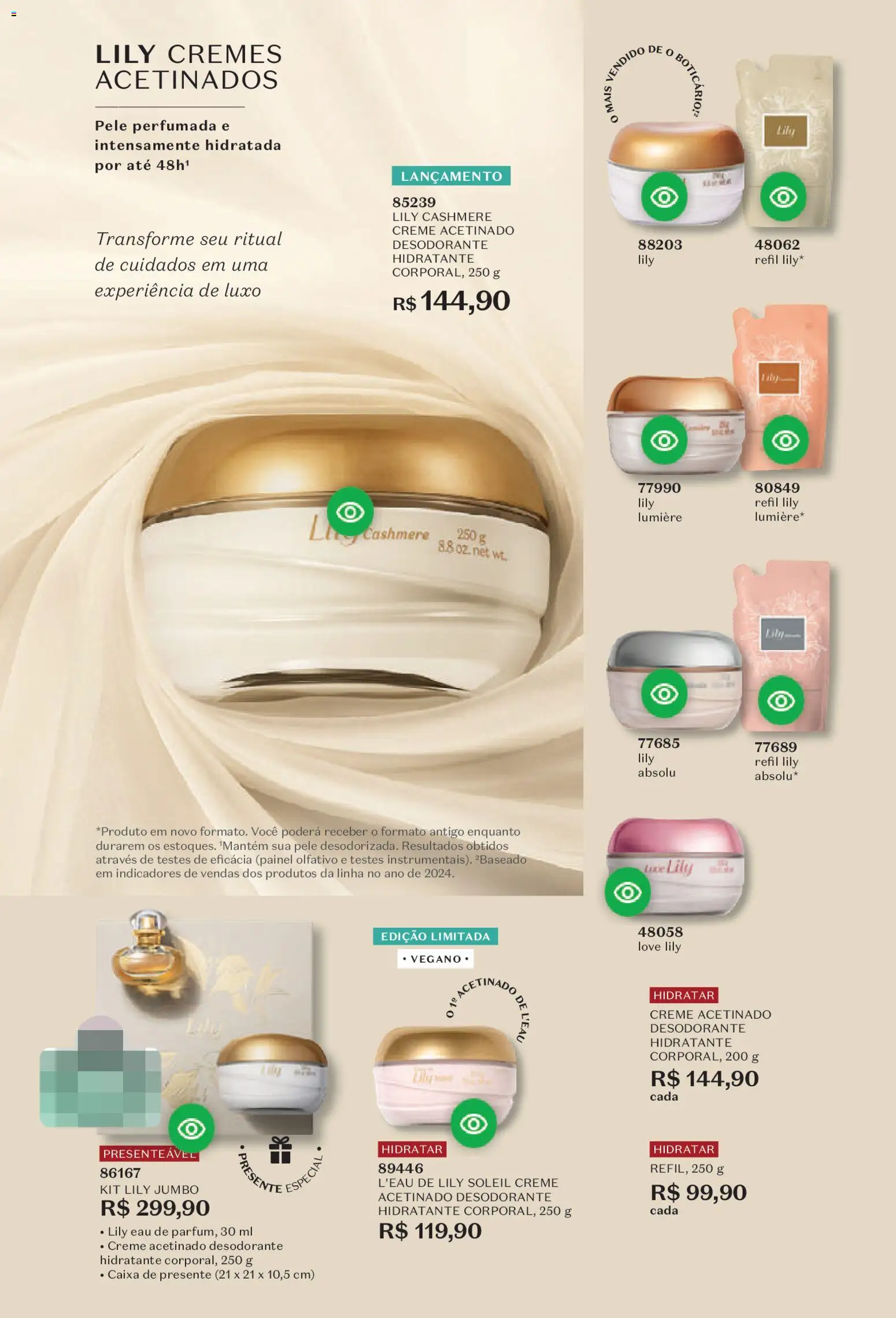 O Boticário Folheto - válido de 23.03.2026 | Página: 57 | Produtos: Desodorante, Caixa, Creme