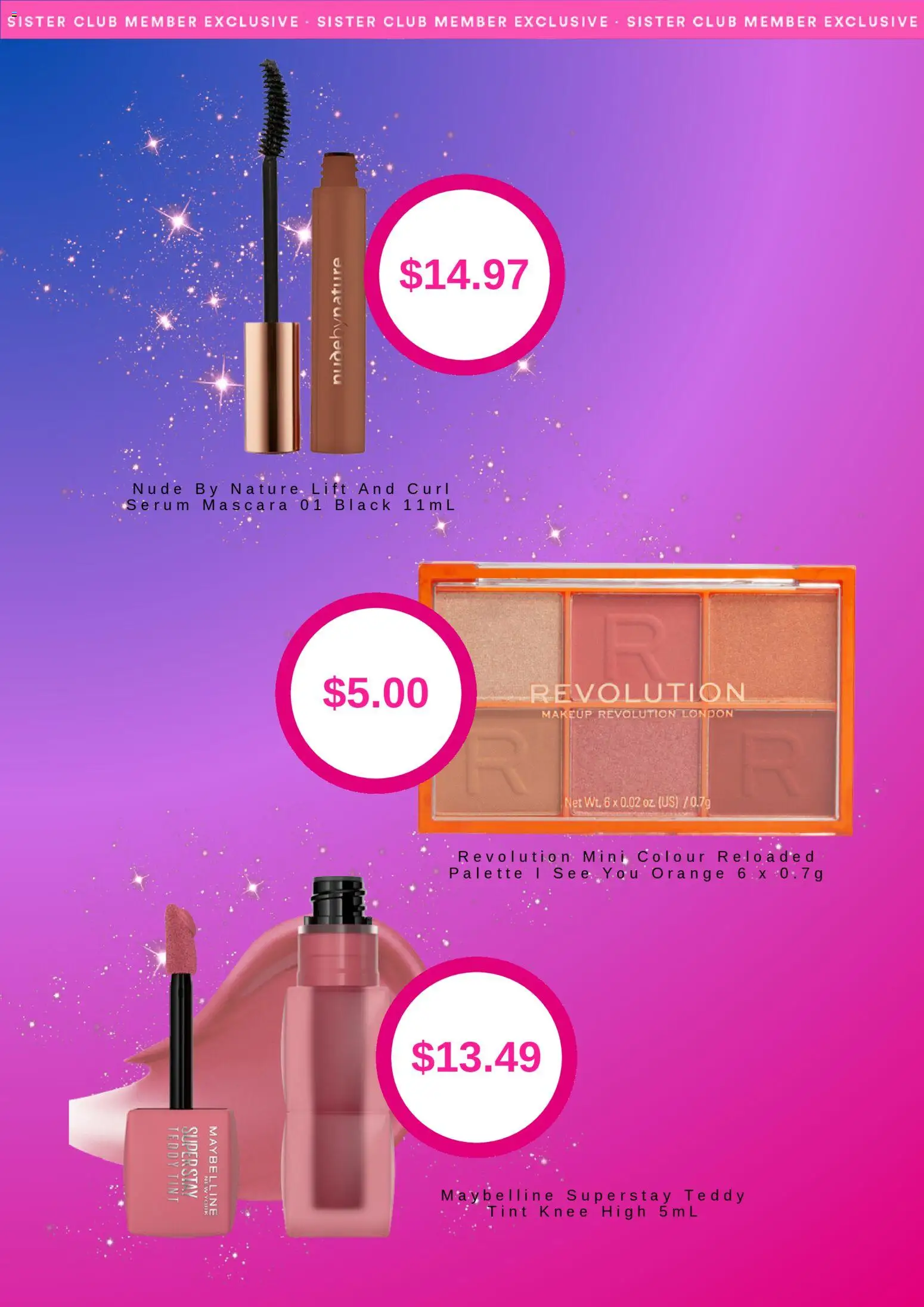 Priceline Pharmacy catalogue - valid from 24.11.2025 | Page: 3 | Products: Mascara, Knee high, Makeup