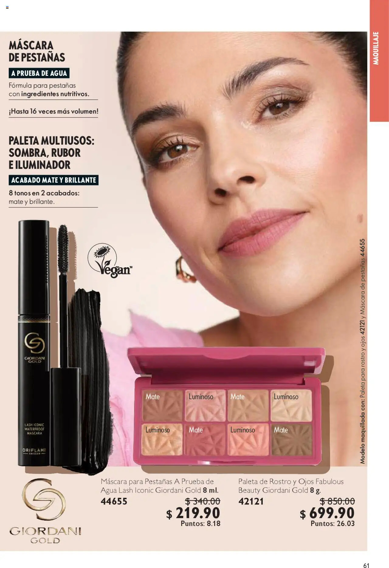 Nuevas ofertas de Oriflame válidas en toda la República Mexicana desde el 13.09.2025. ¡Encuentra las mejores ofertas en Oriflame - Campaña 13 2025! | Página: 61