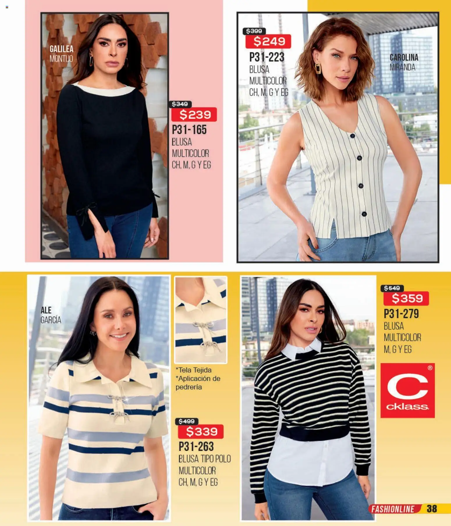 Nuevas ofertas de Cklass válidas en toda la República Mexicana desde el 16.02.2026. ¡Encuentra las mejores ofertas en Cklass catálogo Remate Ropa! | Página: 39 | Productos: Blusa