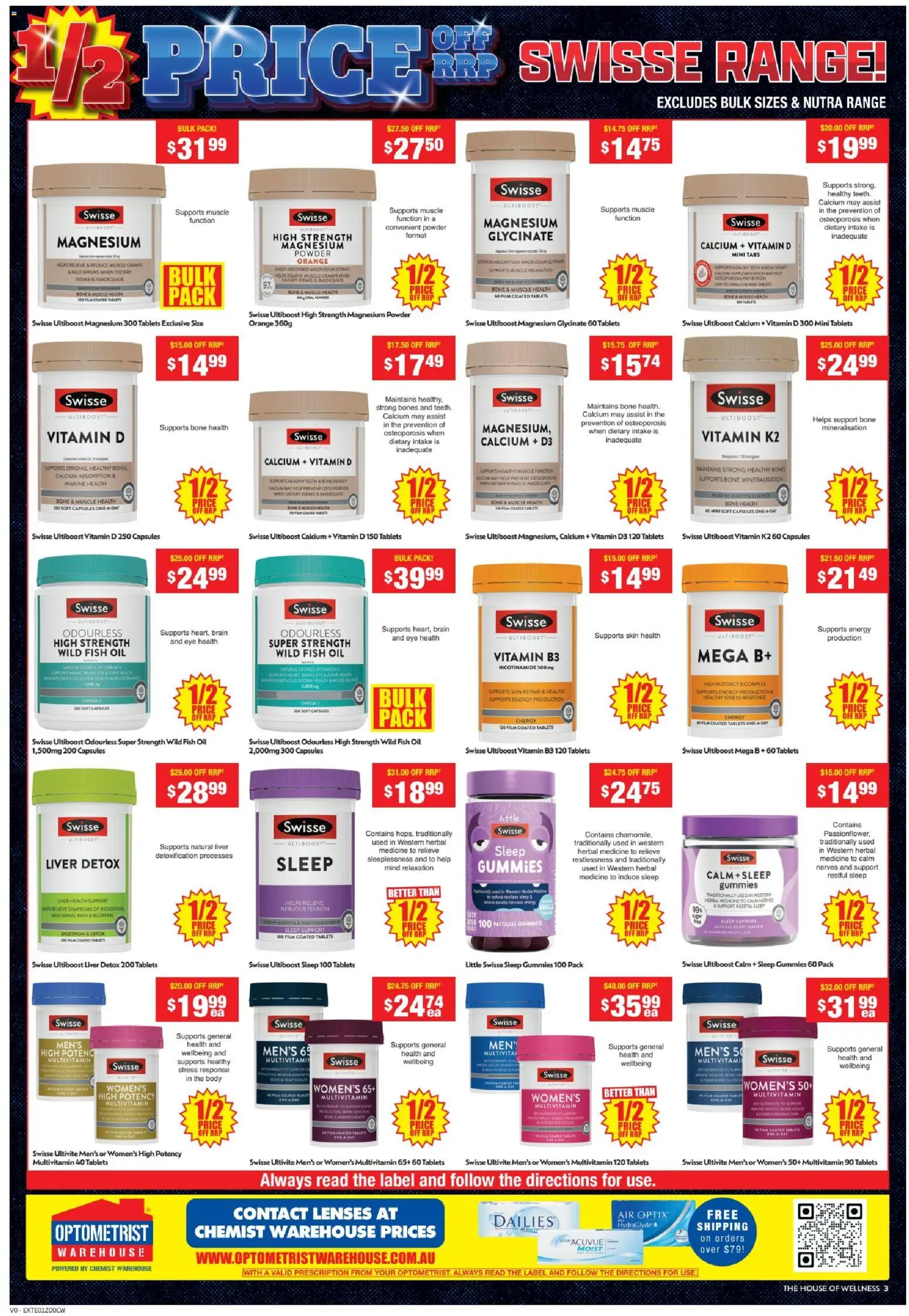 Chemist Warehouse catalogue - valid from 25.12.2025 | Page: 3 | Products: Oil, Fish oil, Herbal, Tablets