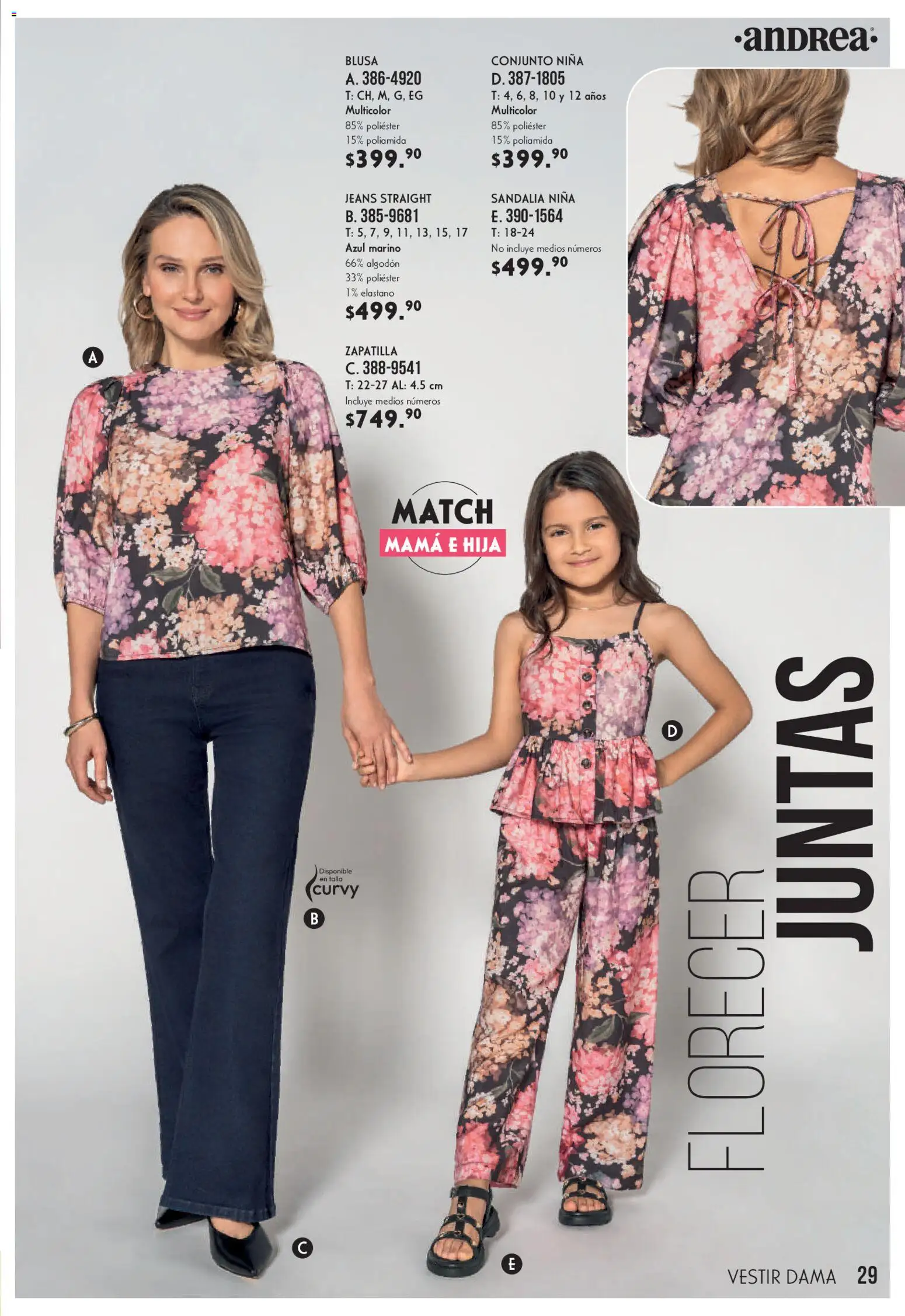 Nuevas ofertas de Andrea válidas en toda la República Mexicana desde el 22.03.2026. ¡Encuentra las mejores ofertas en Andrea catálogo Lo más top! | Página: 29 | Productos: Blusa, Algodón, Conjunto