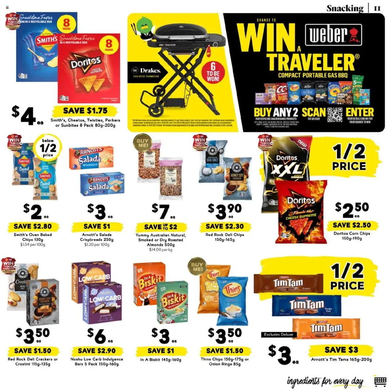Drakes catalogue - valid from 18.06.2025 | Page: 11 | Products: Almonds, Chicken, Salt, Oven