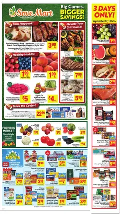 Preview of Save Mart weekly ads valid from 10.09.2025