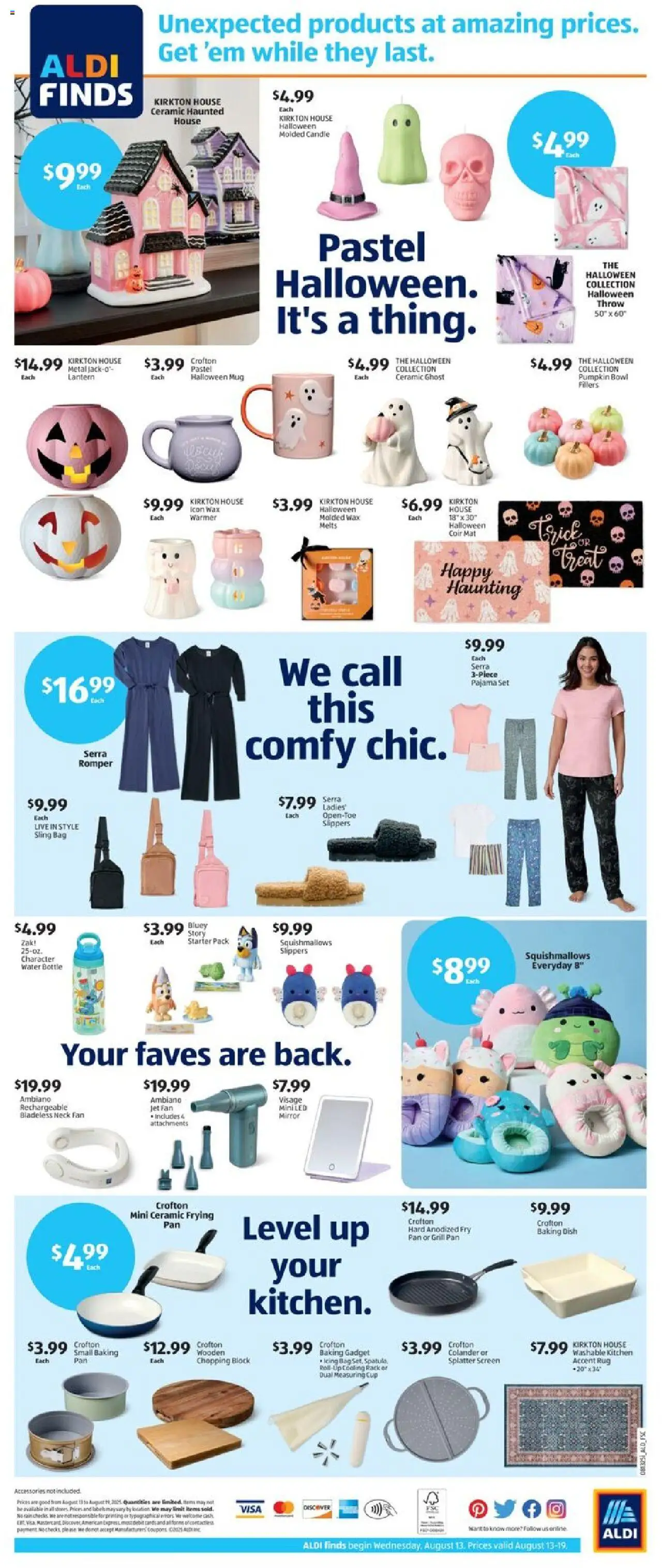 Aldi Weekly Ad - valid from 13.08.2025 | Page: 2 | Products: Pan, Baking Dish, Pumpkin, Grill